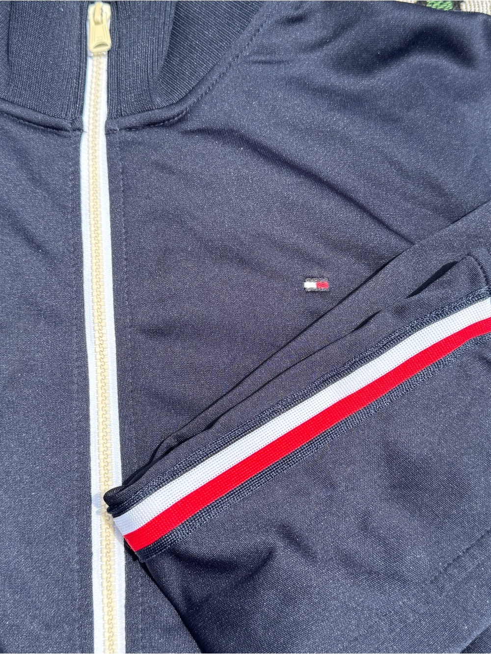 Tommy Hilfiger Men’s Navy Track Jacket - Picture 3 of 5
